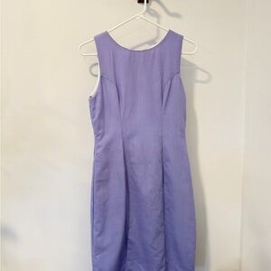 Chic Lavender Midi Dress